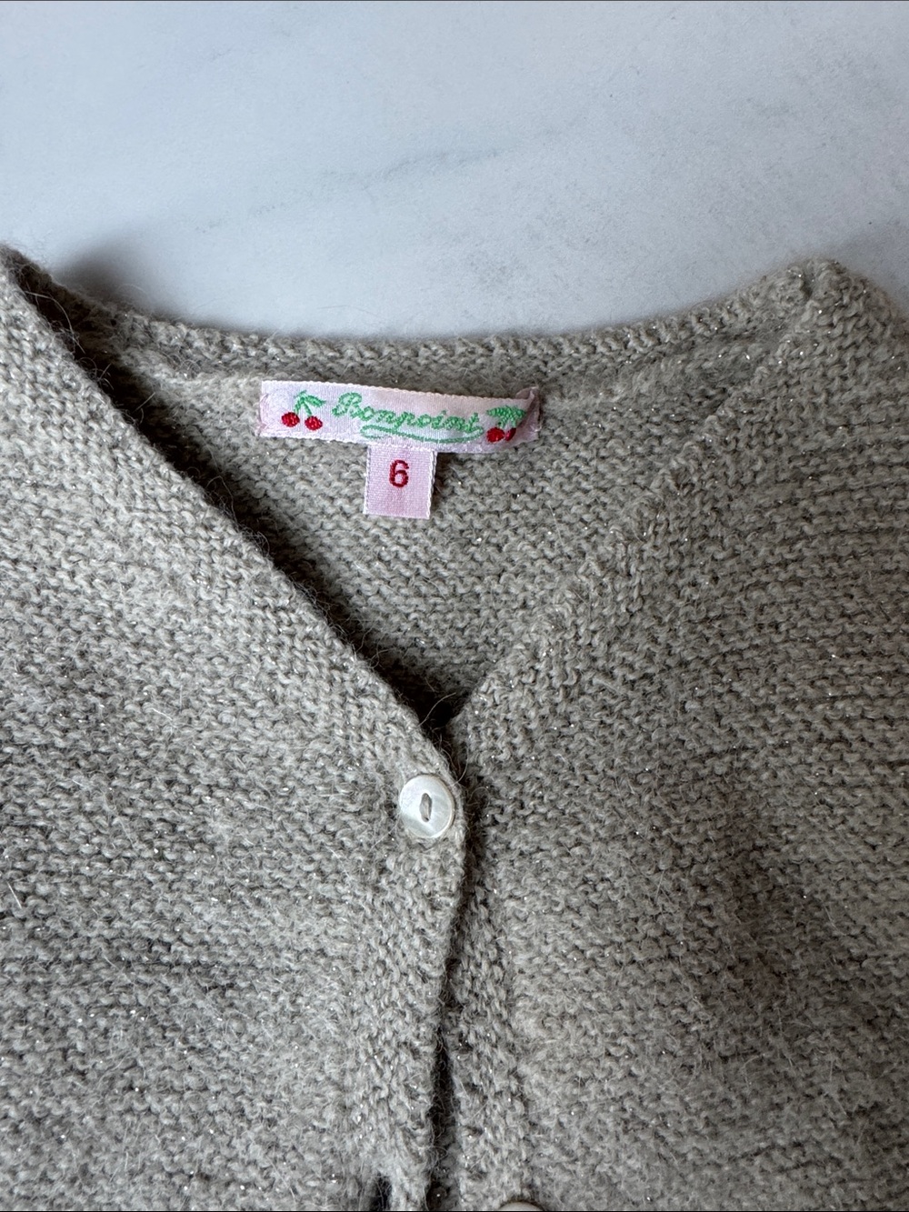 Bonpoint wool cardigan - Picture 2 of 4